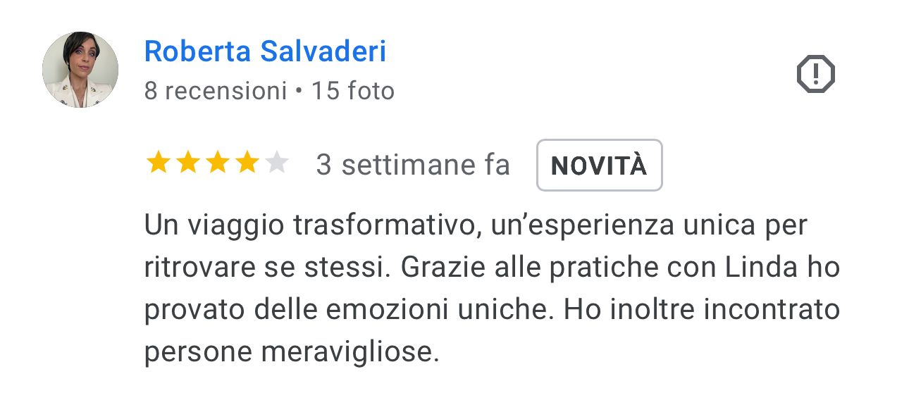 TESTIMONIANZE VIAGGI OLISTICI