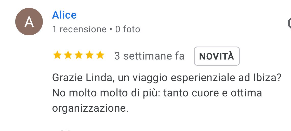 TESTIMONIANZE VIAGGI OLISTICI